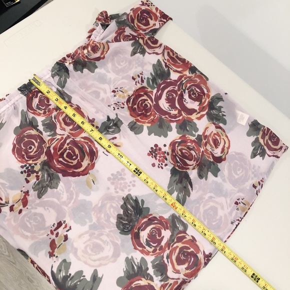 Anthropology HD In Paris Rosarium floral blouse - Picture 10 of 12